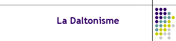 Le Daltonisme